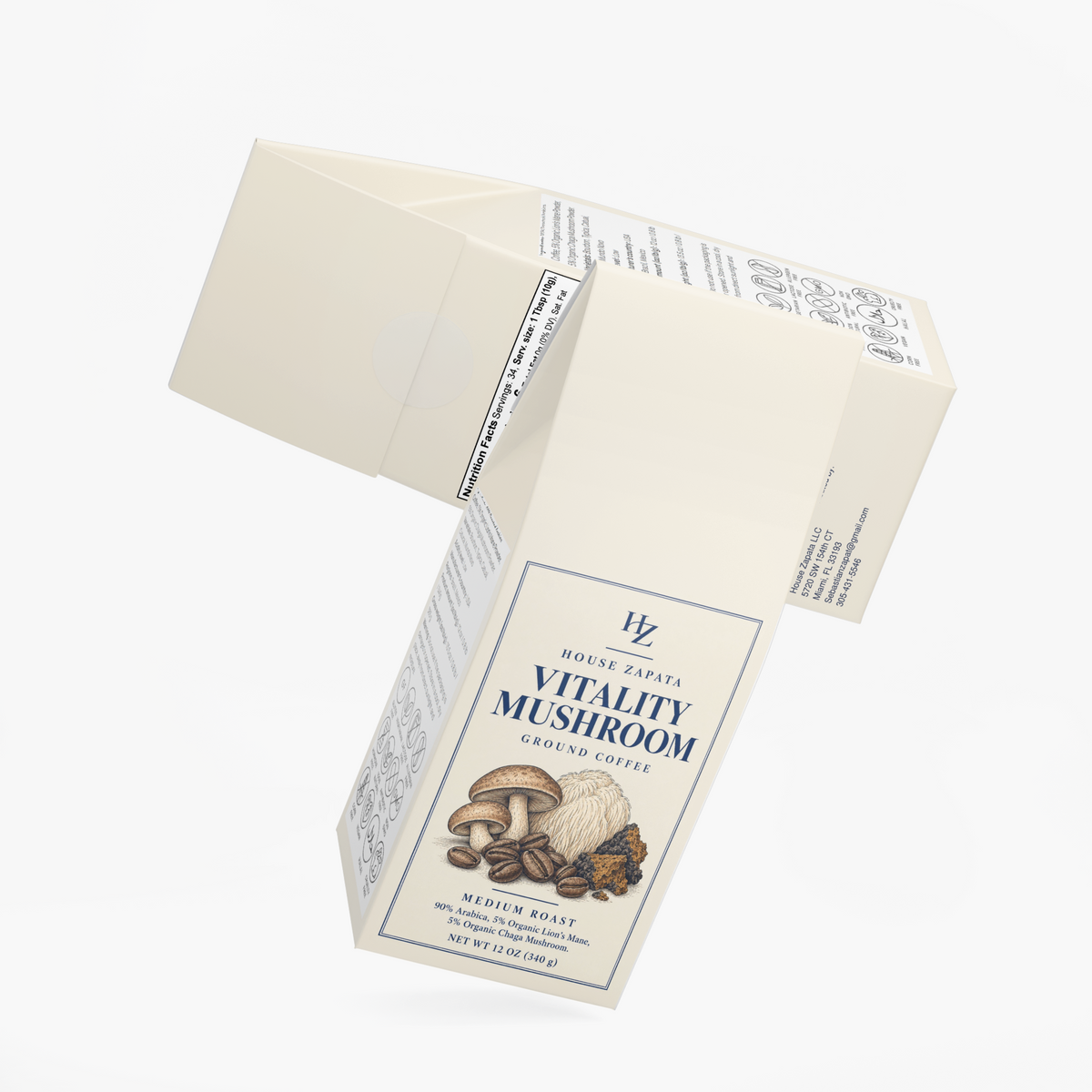 Vitality Mushroom Coffee (Medium Roast)